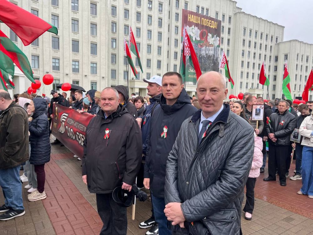 09.05.2026 Работники ОАО «Зенит» приняли участие в параде!