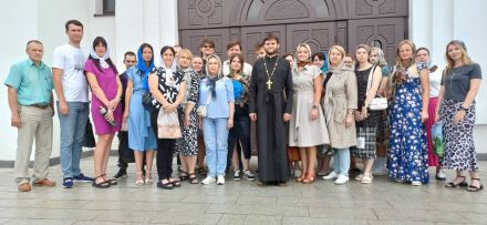 29.07.2025 работники ОАО «Зенит» совершили увлекательную экскурсию, посетив Свято-Преображенский собор и Свято-Никольский монастырь в городе Могилеве.