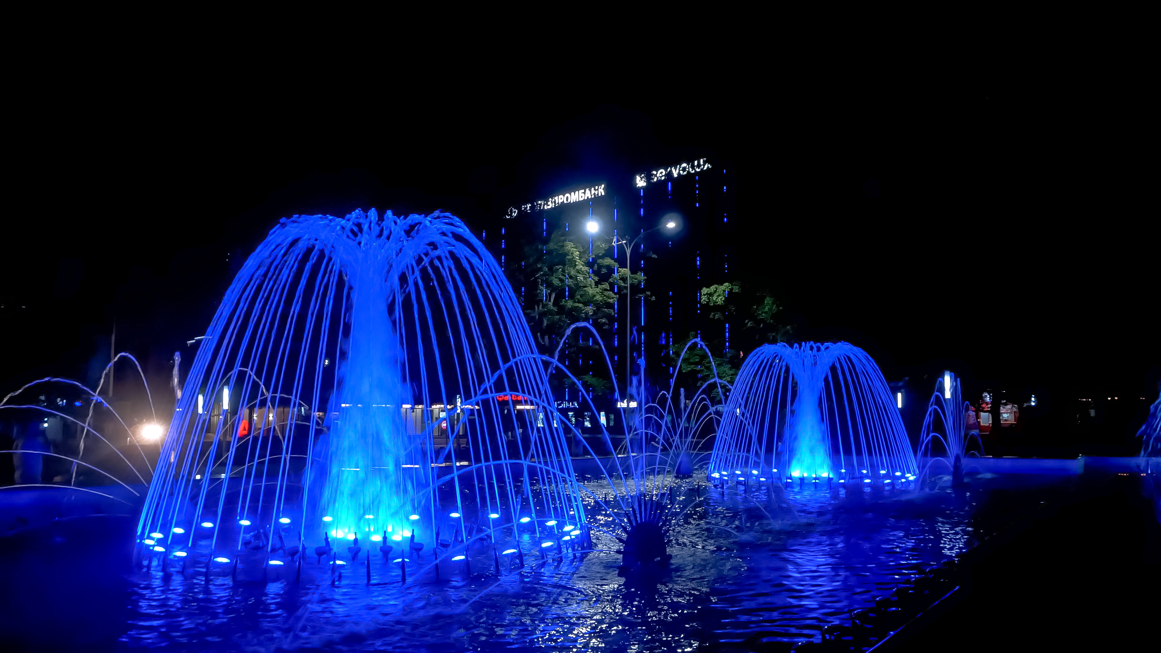 Фото подсветки Фонтана 6